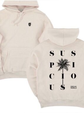 NWT Jay Alvarrez x Suspicious Antwerp Dream World 1 Sand Hoodie Size XXL